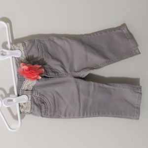 Genuine Kids floral accent denim jeans